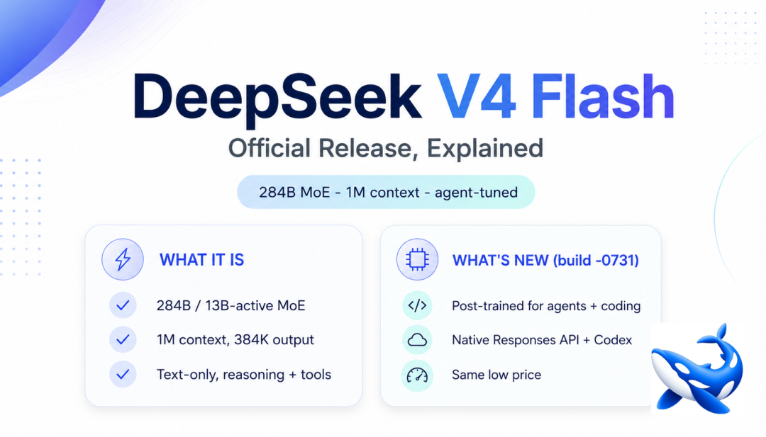 Deepseek 全面升级！性能加强后的 Deepseek  v4 flash 支持Codex 接入了！